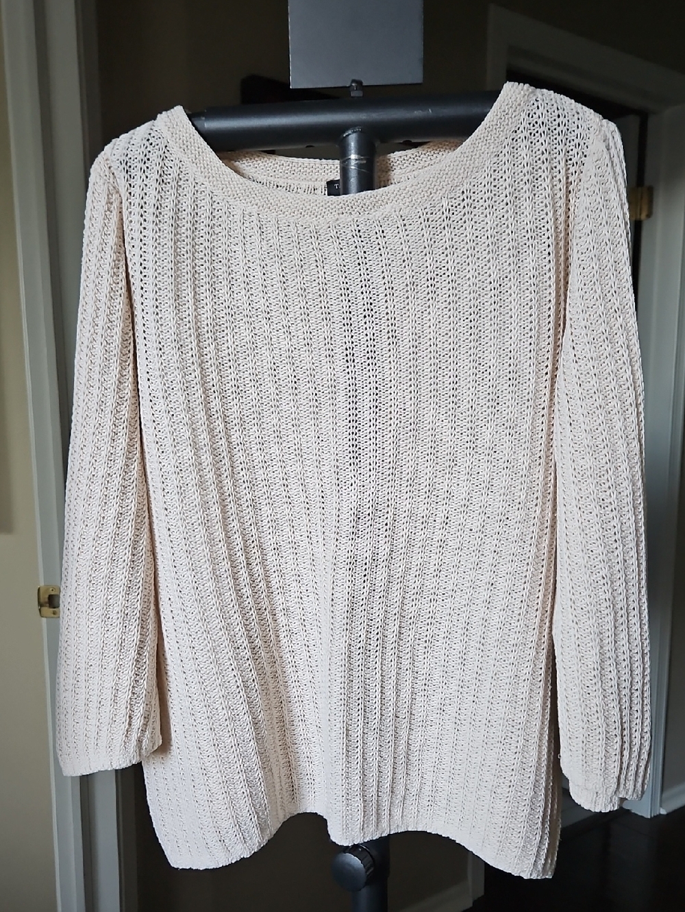 Talbots Open Weave Women's Sweater Top sz L